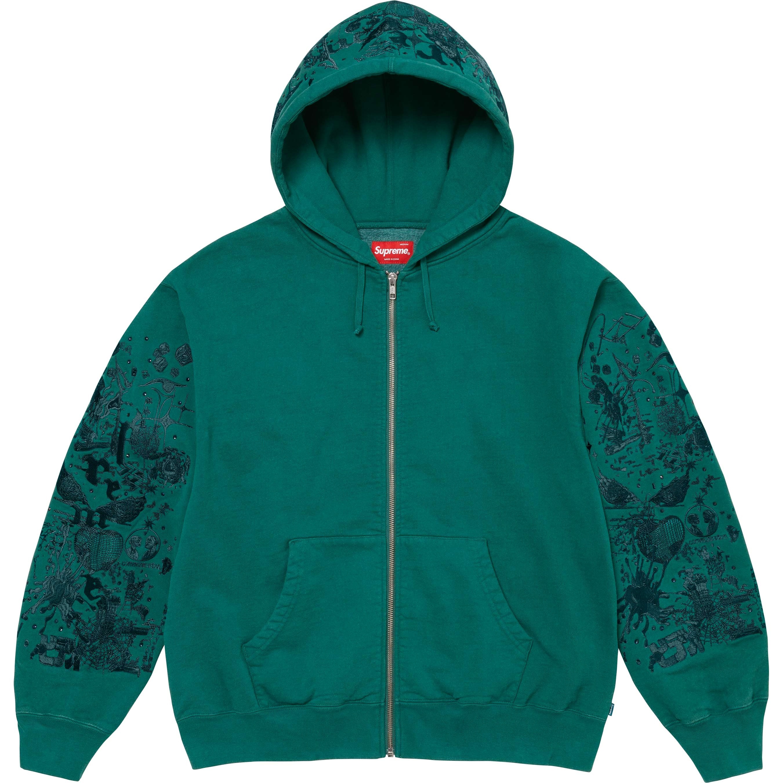 AOI Zip Up Hooded Sweatshirt view 10